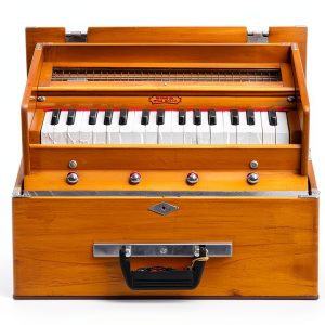 Harmonium BINA 23B Deluxe Teak Portable 2½ Octave 32-Key-0