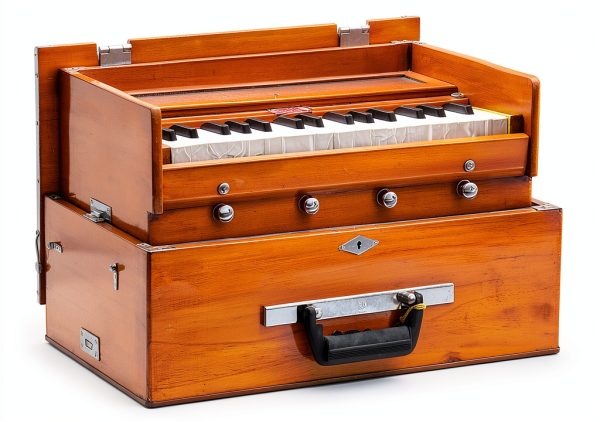 Harmonium BINA 23B Deluxe Teak Portable 2½ Octave 32-Key-5