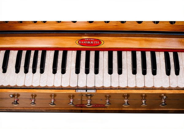 Maharaja Musicals Harmonium AABG 9‑Stop 3½ Octave Wood Case-4