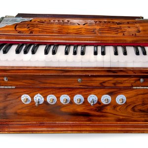 Alluring Crafts Professional Harmonium 17 No Brown Wood 3 1/4 Octave-0
