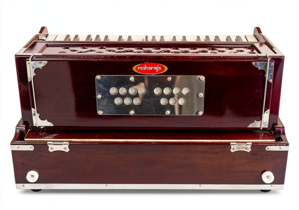 Maharaja Musicals Rosewood Harmonium 9 Stops Bag Included Model AHF-4
