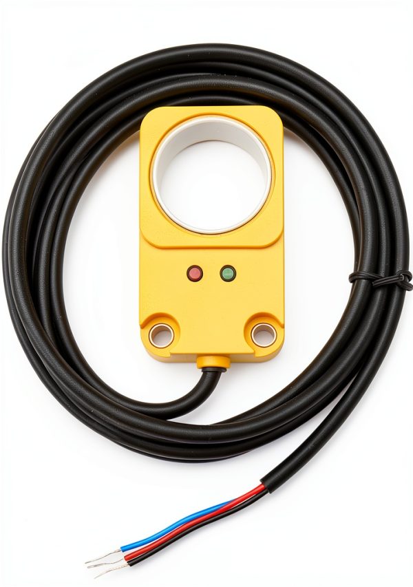 Baomain Ring Proximity Switch BM-M68-30DN 30mm NPN NO Yellow Sensor-0