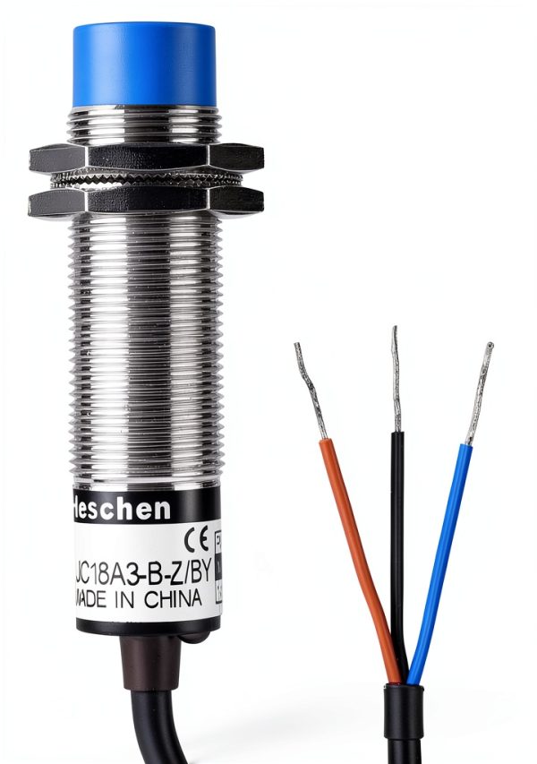 Heschen M18 Capacitive Proximity Sensor Switch PNP NO 10mm 10-30VDC-4