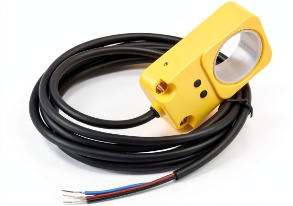 Baomain Ring Proximity Switch BM-M68-30DN 30mm NPN NO Yellow Sensor-1