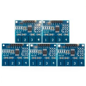 Touch Switch Module 5Pcs TTP224 Capacitive 4‑Channel Indicators Liccx-0