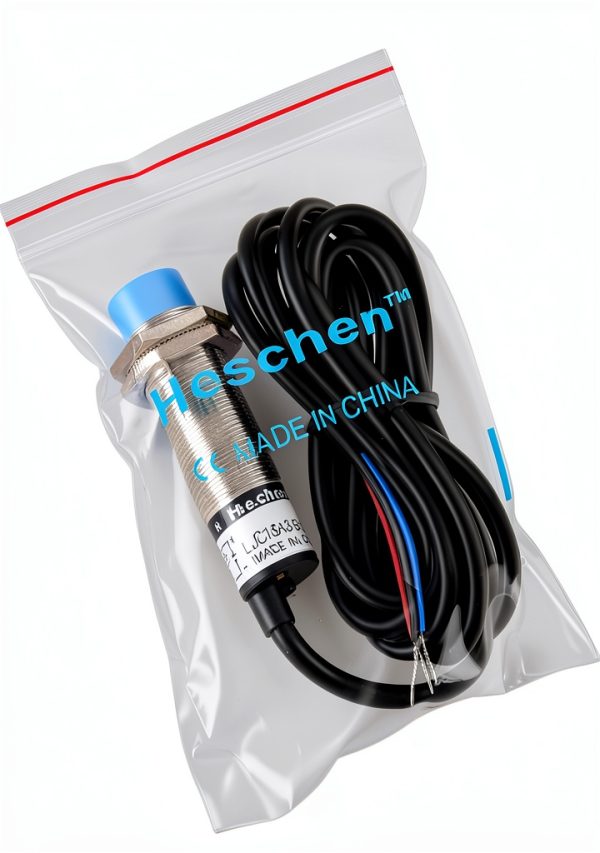 Heschen M18 Capacitive Proximity Sensor Switch PNP NO 10mm 10-30VDC-6