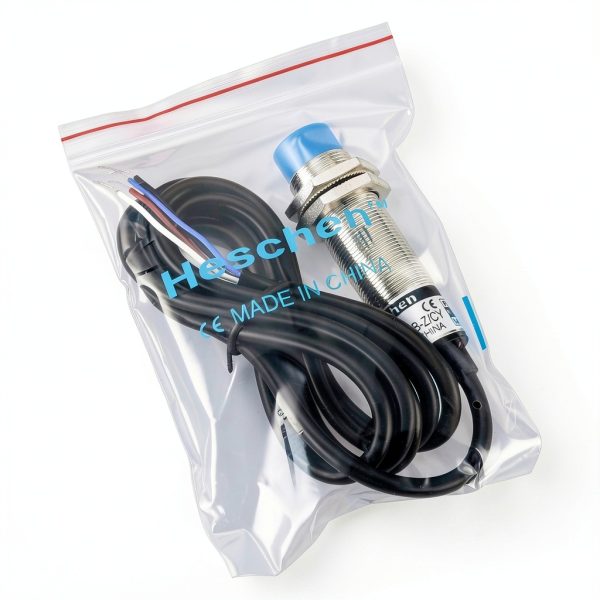 Heschen M18 Capacitive Proximity Sensor - Non-Shield, 10mm, PNP NO/NC-6