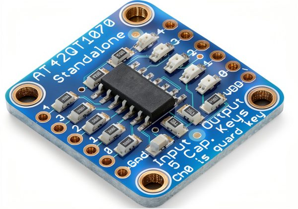 Adafruit 5-Pad Capacitive Touch Sensor Breakout AT42QT1070 1362-0
