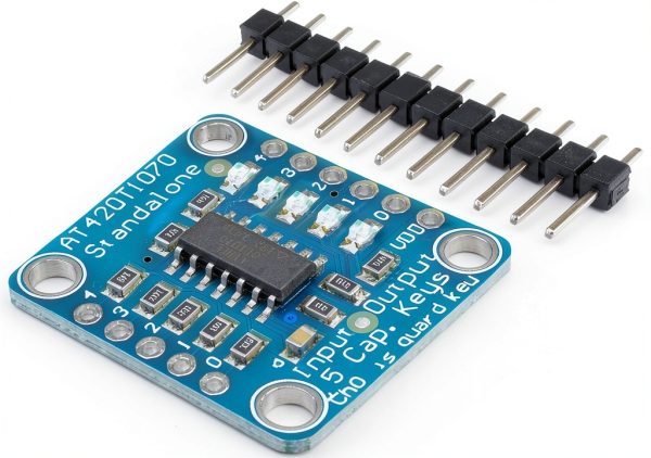 AT42QT1070 HiLetgo Capacitive Touch Sensor Breakout with 5 Pads-1