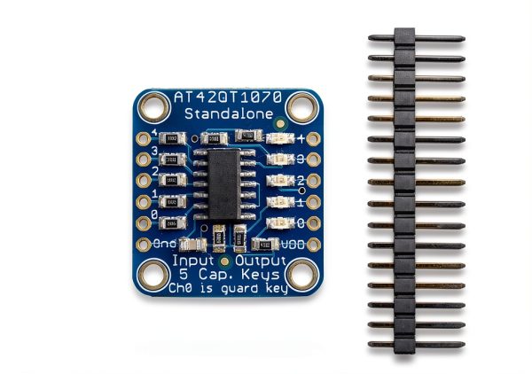 Adafruit 5-Pad Capacitive Touch Sensor Breakout AT42QT1070 1362-1