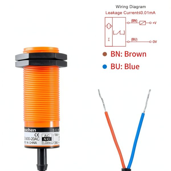 Heschen M30 Capacitive Proximity Sensor SZC-M30-20AC NC 2W 20‑250VAC-2