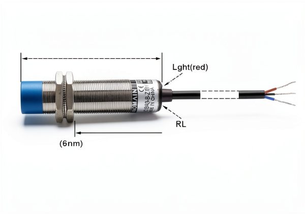 Baomain Capacitive Proximity Switch LJC18A3 1-10mm Detect 47in Cable-5